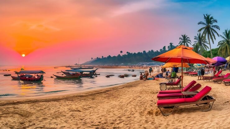 sunset baga beach goa 926199 2493040